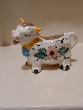 Vintage Anthropomorphic "Happy Cow" Creamer Pitcher